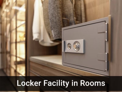 Best Accommodation in Karol Bagh Delhi - Locker Facility in Rooms